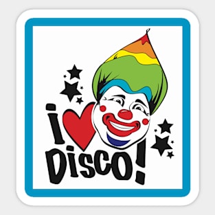 I heart Disco logo Sticker